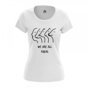 Women’s t-shirt We are all equal Vegan Top Idolstore - Merchandise and Collectibles Merchandise, Toys and Collectibles