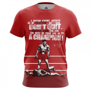 Men’s t-shirt Muhammad Ali Quotes Clothing Top Idolstore - Merchandise and Collectibles Merchandise, Toys and Collectibles