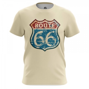 Men’s t-shirt Route 66 Road Print Top Idolstore - Merchandise and Collectibles Merchandise, Toys and Collectibles