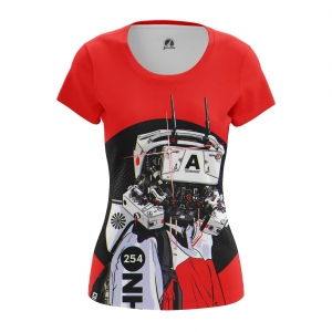 Women’s t-shirt Robot Cyberpunk Red Top Idolstore - Merchandise and Collectibles Merchandise, Toys and Collectibles