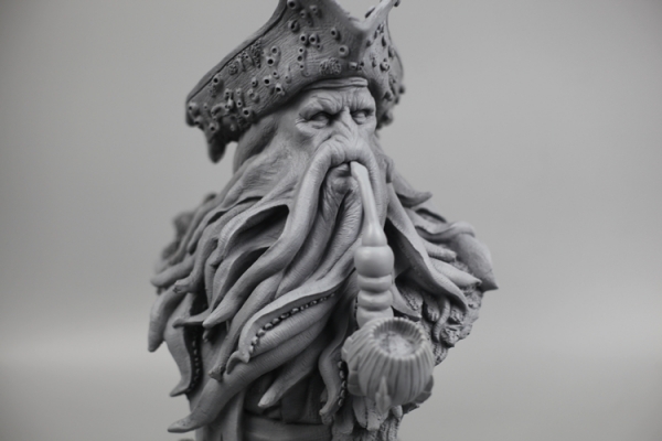 Bust Davy Jones Pirates Of The Caribbean Statue Unpainted - Idolstore -  Merchandise And Collectibles