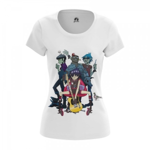 Women’s long sleeve Gorillaz Band Jersey Print Idolstore - Merchandise and Collectibles Merchandise, Toys and Collectibles
