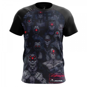 Men’s t-shirt Cyber zombie Cyberpunk Top Idolstore - Merchandise and Collectibles Merchandise, Toys and Collectibles
