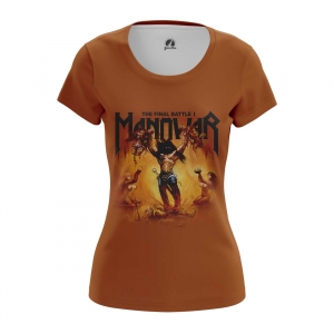 Women’s t-shirt Manowar Band Top Idolstore - Merchandise and Collectibles Merchandise, Toys and Collectibles