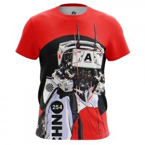 Men’s t-shirt Robot Cyberpunk Red Top Idolstore - Merchandise and Collectibles Merchandise, Toys and Collectibles