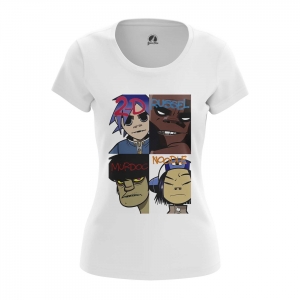 Women’s long sleeve Gorillaz band Characters print Idolstore - Merchandise and Collectibles Merchandise, Toys and Collectibles