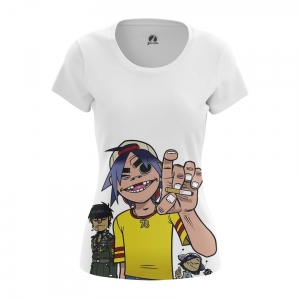 Gorillaz Women’s t-shirt Jamie Hewlett Top Idolstore - Merchandise and Collectibles Merchandise, Toys and Collectibles