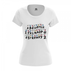 Women’s vest Stranger Things Alphabet top Tank Idolstore - Merchandise and Collectibles Merchandise, Toys and Collectibles