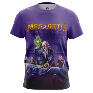Men’s t-shirt Rust in Peace Megadeth Purple Top Idolstore - Merchandise and Collectibles Merchandise, Toys and Collectibles