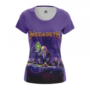 Women’s long sleeve Rust in Peace Megadeth Purple Idolstore - Merchandise and Collectibles Merchandise, Toys and Collectibles