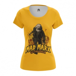 Women’s t-shirt Karl Marx As Mad Max Top Idolstore - Merchandise and Collectibles Merchandise, Toys and Collectibles 2