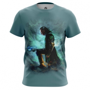 Merchandise Men'S T-Shirt Loki Chitauri Scepter Print Top