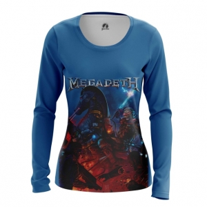 Collectibles Women'S Long Sleeve Megadeth Heavy Metal Band