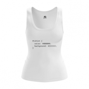 Merchandise Women'S Vest Css Styles Print Web Humor Top Tank