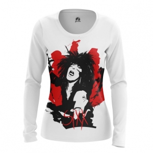 Women’s long sleeve Nikki Sixx Print Motley Crue Idolstore - Merchandise and Collectibles Merchandise, Toys and Collectibles 2