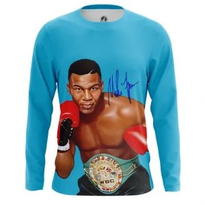 Merchandise Men'S Long Sleeve Mike Tyson Box Jersey