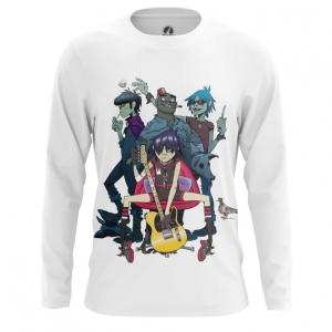 Men’s long sleeve Gorillaz Band Jersey Print Idolstore - Merchandise and Collectibles Merchandise, Toys and Collectibles 2