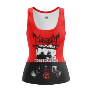 Merchandise Women'S Vest Mayhem Norwegian Black Metal Top Tank