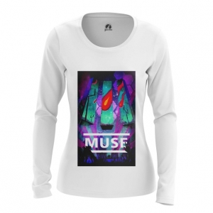 Collectibles Women'S Long Sleeve Muse Band Print Cover