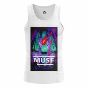 Collectibles Men'S Vest Muse Band Print Cover Top