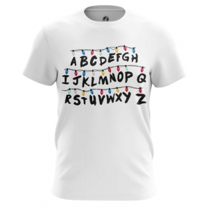 Men’s t-shirt Stranger Things Alphabet Top Idolstore - Merchandise and Collectibles Merchandise, Toys and Collectibles 2