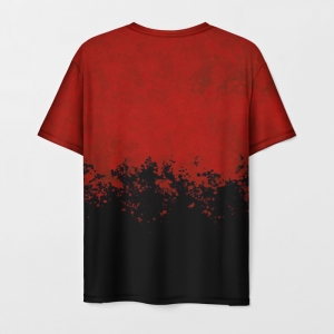 Men’s t-shirt Samurai Cyberpunk 2077 red text print Idolstore - Merchandise and Collectibles Merchandise, Toys and Collectibles
