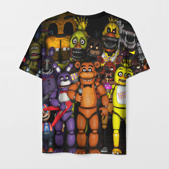 Merch Men T-Shirt Five Nights At Freddys Animatronics
