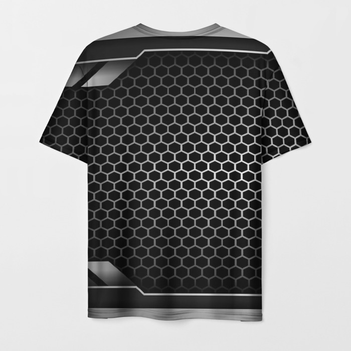 Merchandise Men T-Shirt Cyberpunk 2077 Silver Grid