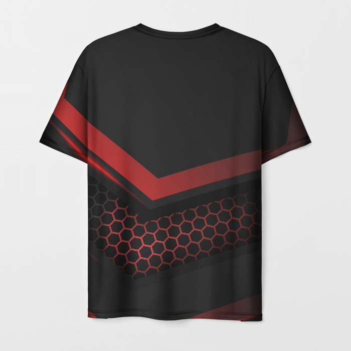 Merch Men T-Shirt Cyberpunk 2077 Red Angle