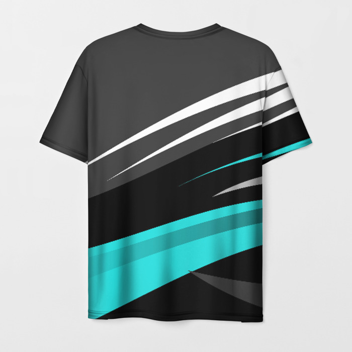 Merchandise Men T-Shirt Metro 2033 Exodus Cold Stripes Grey