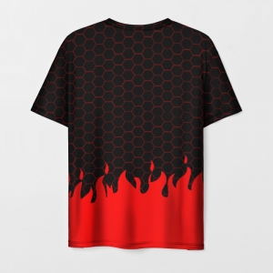 Standoff 2 Red Fire Hexes Men t-shirt Black Idolstore - Merchandise and Collectibles Merchandise, Toys and Collectibles