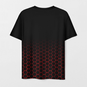 Standoff 2 Men t-shirt Hexagons Pattern Black Idolstore - Merchandise and Collectibles Merchandise, Toys and Collectibles