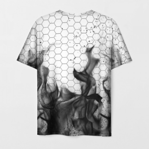 Standoff 2 Black Flame Men t-shirt Hexagons Idolstore - Merchandise and Collectibles Merchandise, Toys and Collectibles