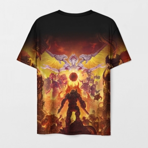 Men’s t-shirt Doom Game Cover Print Idolstore - Merchandise and Collectibles Merchandise, Toys and Collectibles