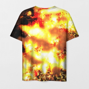 Men’s t-shirt fire print Dying Light title Idolstore - Merchandise and Collectibles Merchandise, Toys and Collectibles