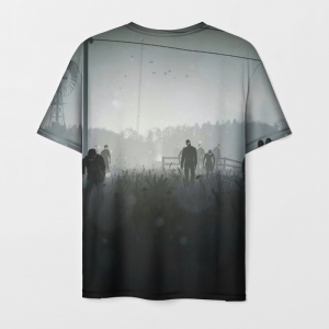 Men’s t-shirt gray print Dying Light label Idolstore - Merchandise and Collectibles Merchandise, Toys and Collectibles