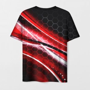 T-shirt Gears of War Red Stripes Logo Skeleton Idolstore - Merchandise and Collectibles Merchandise, Toys and Collectibles