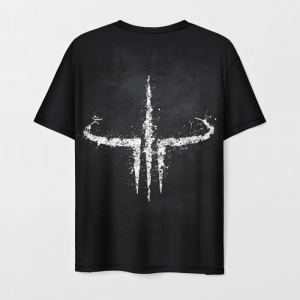 Men t-shirt Quake Game Logo Black Tee Idolstore - Merchandise and Collectibles Merchandise, Toys and Collectibles