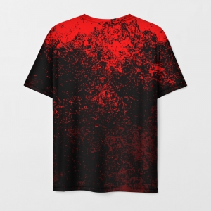 Men t-shirt Gears of War Black Red Tee Idolstore - Merchandise and Collectibles Merchandise, Toys and Collectibles