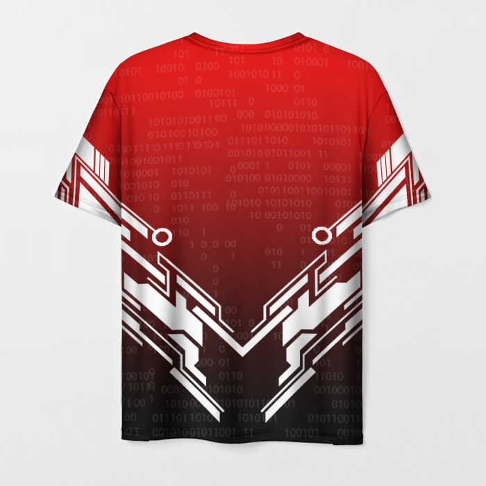 Merch Men T-Shirt Cyberpunk 2077 Print Emblem