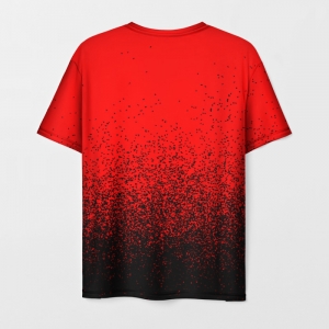 Men’s t-shirt Rust red design print Idolstore - Merchandise and Collectibles Merchandise, Toys and Collectibles