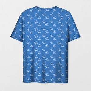 Men’s t-shirt blue pattern Untitled Goose Game Idolstore - Merchandise and Collectibles Merchandise, Toys and Collectibles