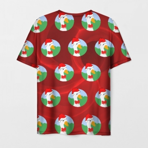 Men’s t-shirt Untitled New Year Goose red pattern Idolstore - Merchandise and Collectibles Merchandise, Toys and Collectibles