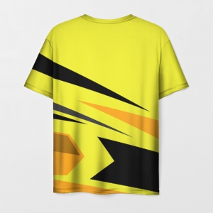 Men’s t-shirt yellow design Watch Dogs text Idolstore - Merchandise and Collectibles Merchandise, Toys and Collectibles