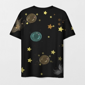 Men’s t-shirt Elf and stars LineAge black print Idolstore - Merchandise and Collectibles Merchandise, Toys and Collectibles