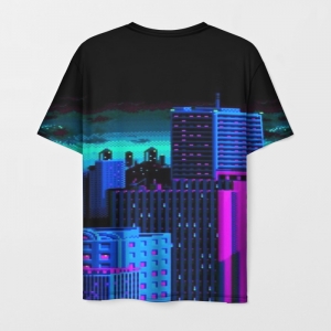 Men’s t-shirt building black print Hotline Miami Idolstore - Merchandise and Collectibles Merchandise, Toys and Collectibles