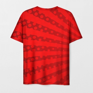 Men’s t-shirt red design Plants vs Zombies text Idolstore - Merchandise and Collectibles Merchandise, Toys and Collectibles
