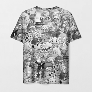 Men’s t-shirt Plants vs Zombies pattern apparel Idolstore - Merchandise and Collectibles Merchandise, Toys and Collectibles