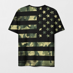 Men’s t-shirt flag print merch Metal Gear Idolstore - Merchandise and Collectibles Merchandise, Toys and Collectibles
