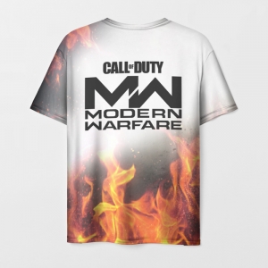 Men’s t-shirt hero fire white Call Of Duty Idolstore - Merchandise and Collectibles Merchandise, Toys and Collectibles